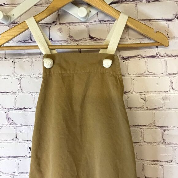 The Simple Folk Boys Girls Unisex 6-7 Years The Workman Overalls Camel Beige - Picture 2 of 16